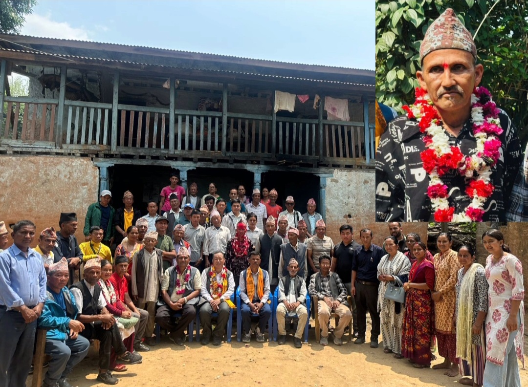 राष्ट्रिय स्वतन्त्र पार्टी रावाबेंसी गाउँपालिकाका सभापती कृष्णप्रसाद पाण्डे एमालेमा प्रवेश
