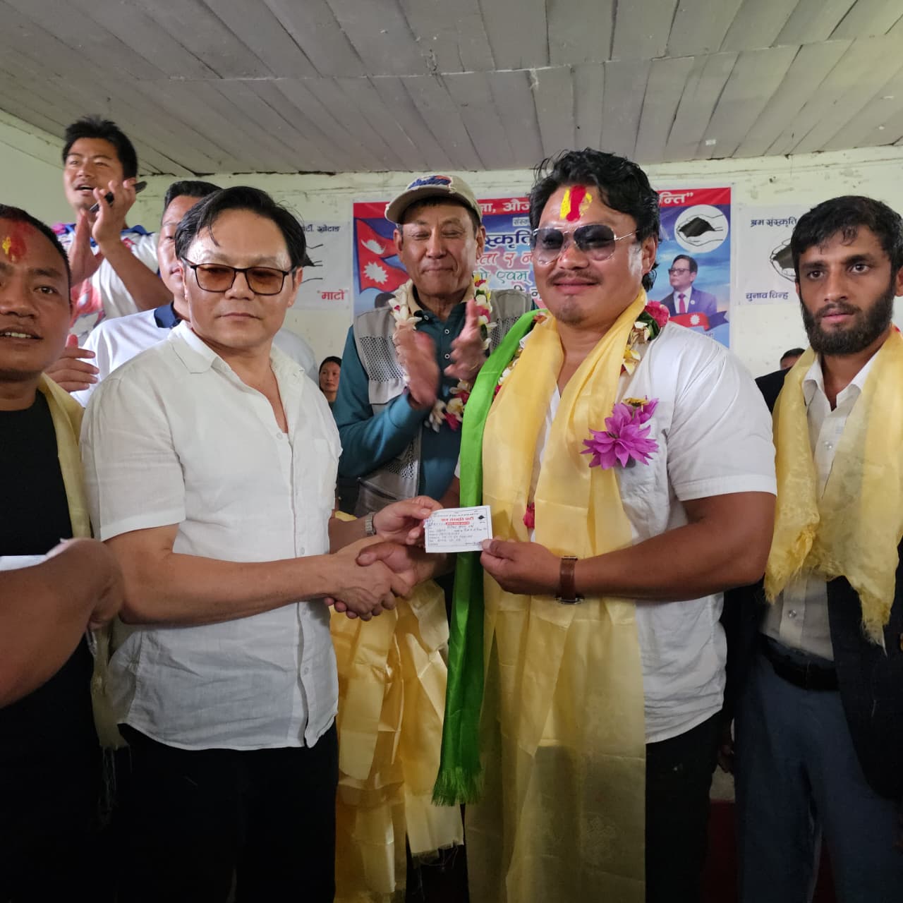 खोटाङका  दुई जना  वडाध्यक्ष श्रम संस्कृति पार्टी प्रवेश